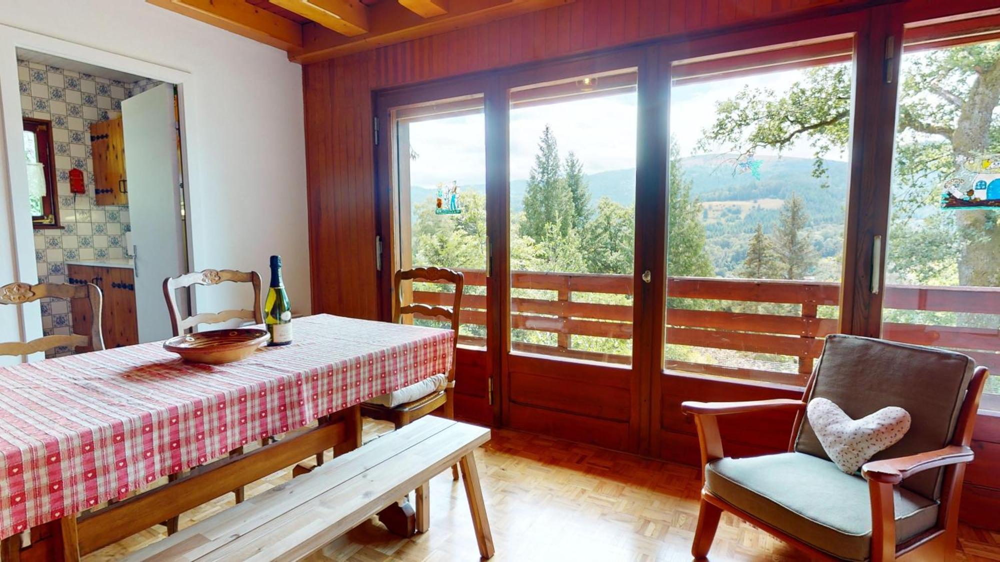 Le Chalet Du Mittelberg Avec Piscine Villa Muhlbach-sur-Munster Exterior photo