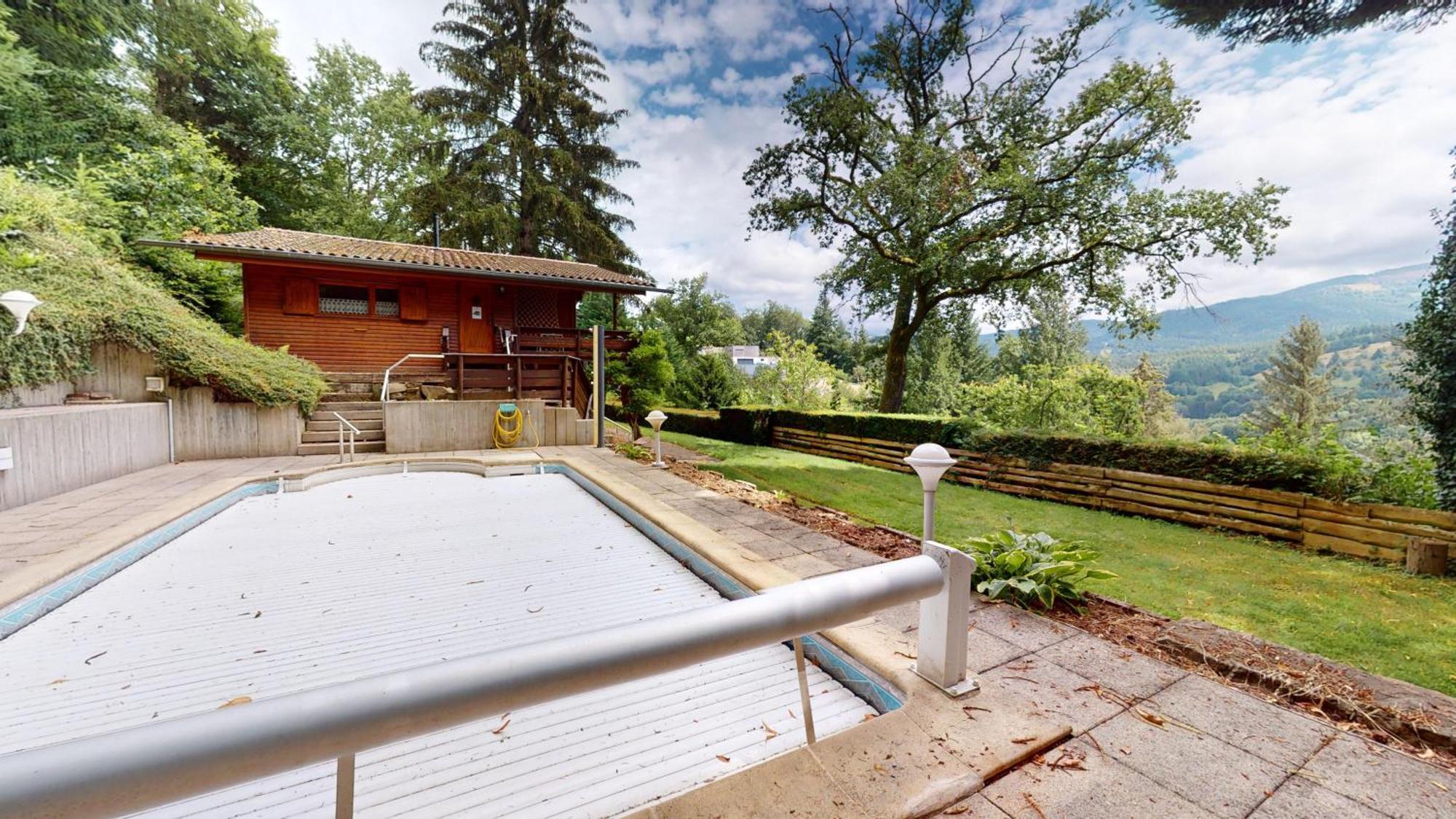 Le Chalet Du Mittelberg Avec Piscine Villa Muhlbach-sur-Munster Exterior photo