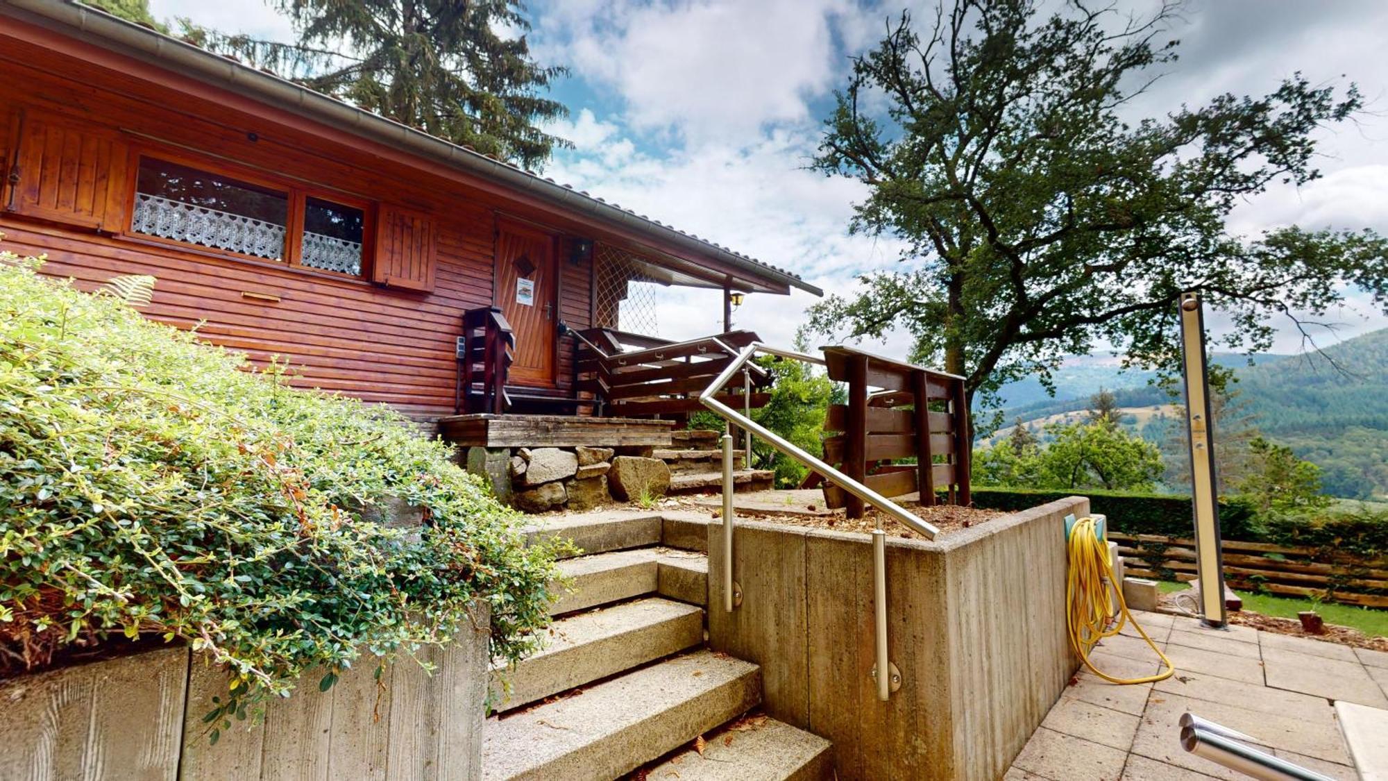 Le Chalet Du Mittelberg Avec Piscine Villa Muhlbach-sur-Munster Exterior photo